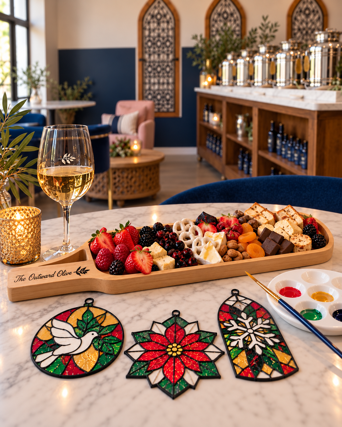 The Art of Giving: Ornament Workshop & Sweet Pairings with Outside the Lines