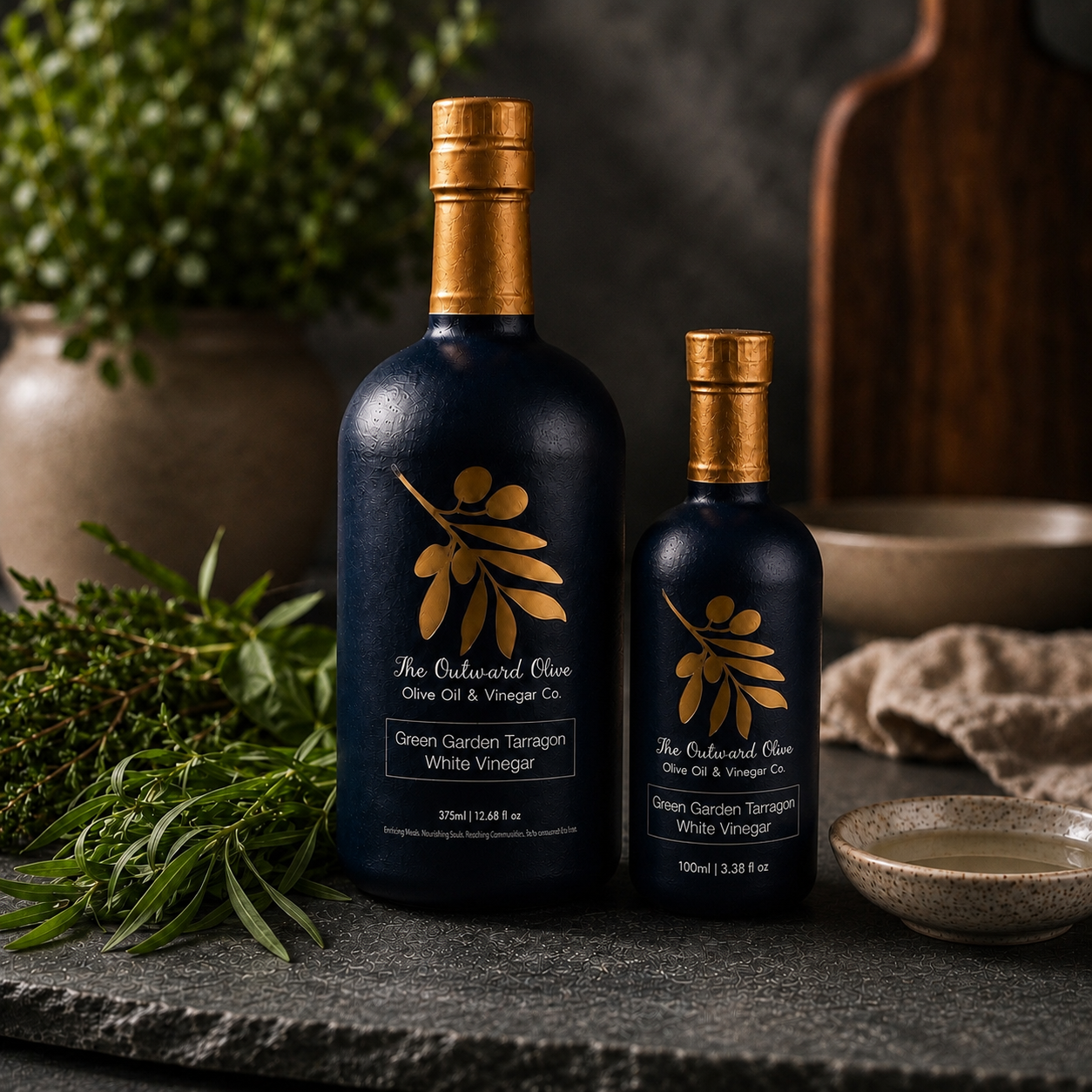 Green Garden Tarragon White Vinegar