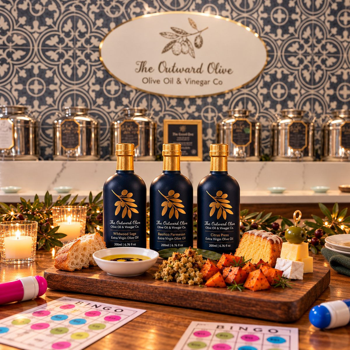 Bites & Bingo: Holiday Recipe Tasting Night