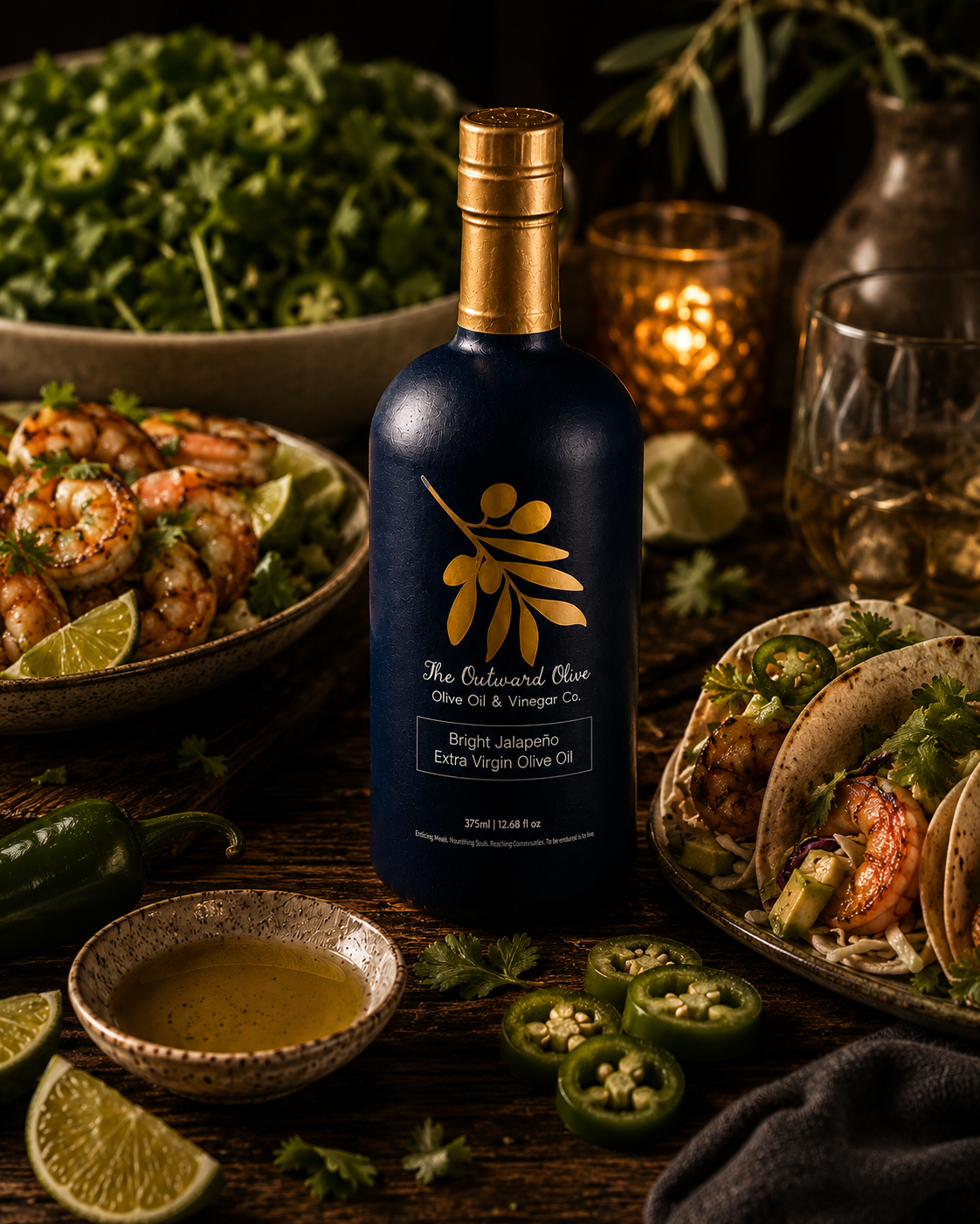 Bright Jalapeño Extra Virgin Olive Oil