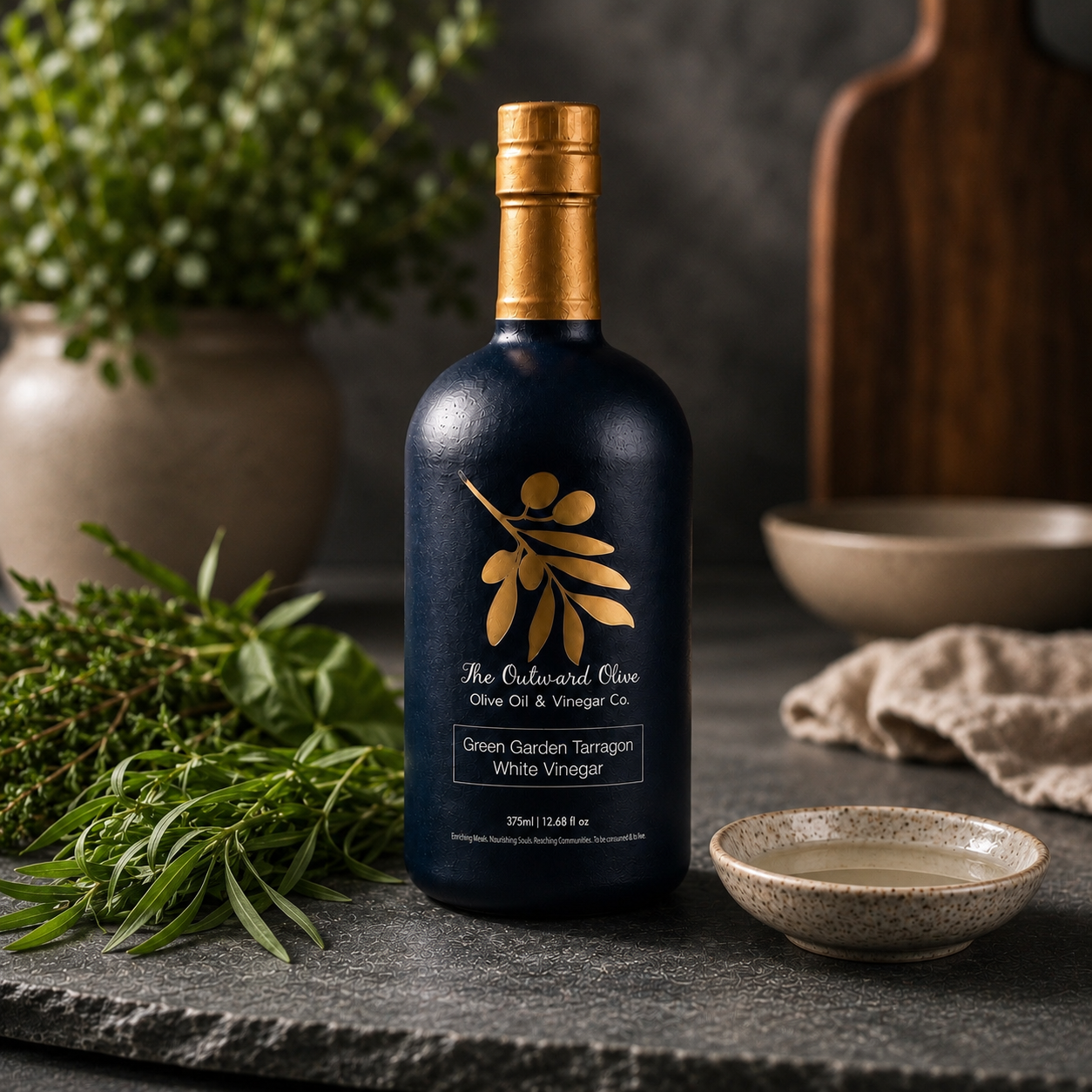 Green Garden Tarragon White Vinegar