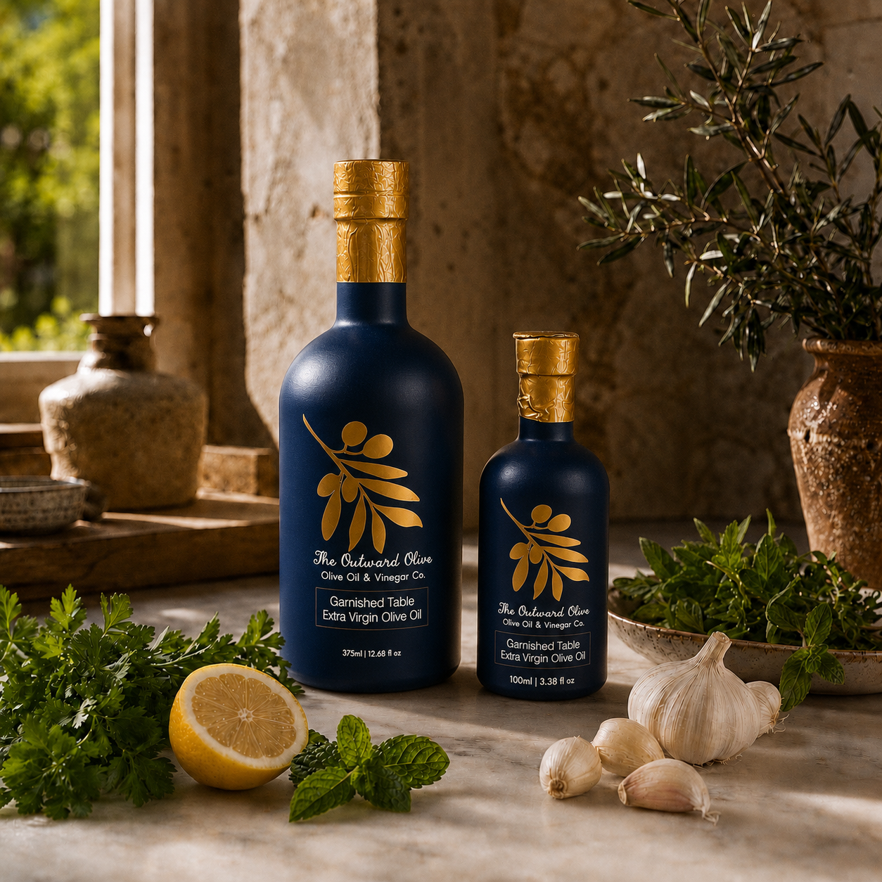 Garnished Table Extra Virgin Olive Oil