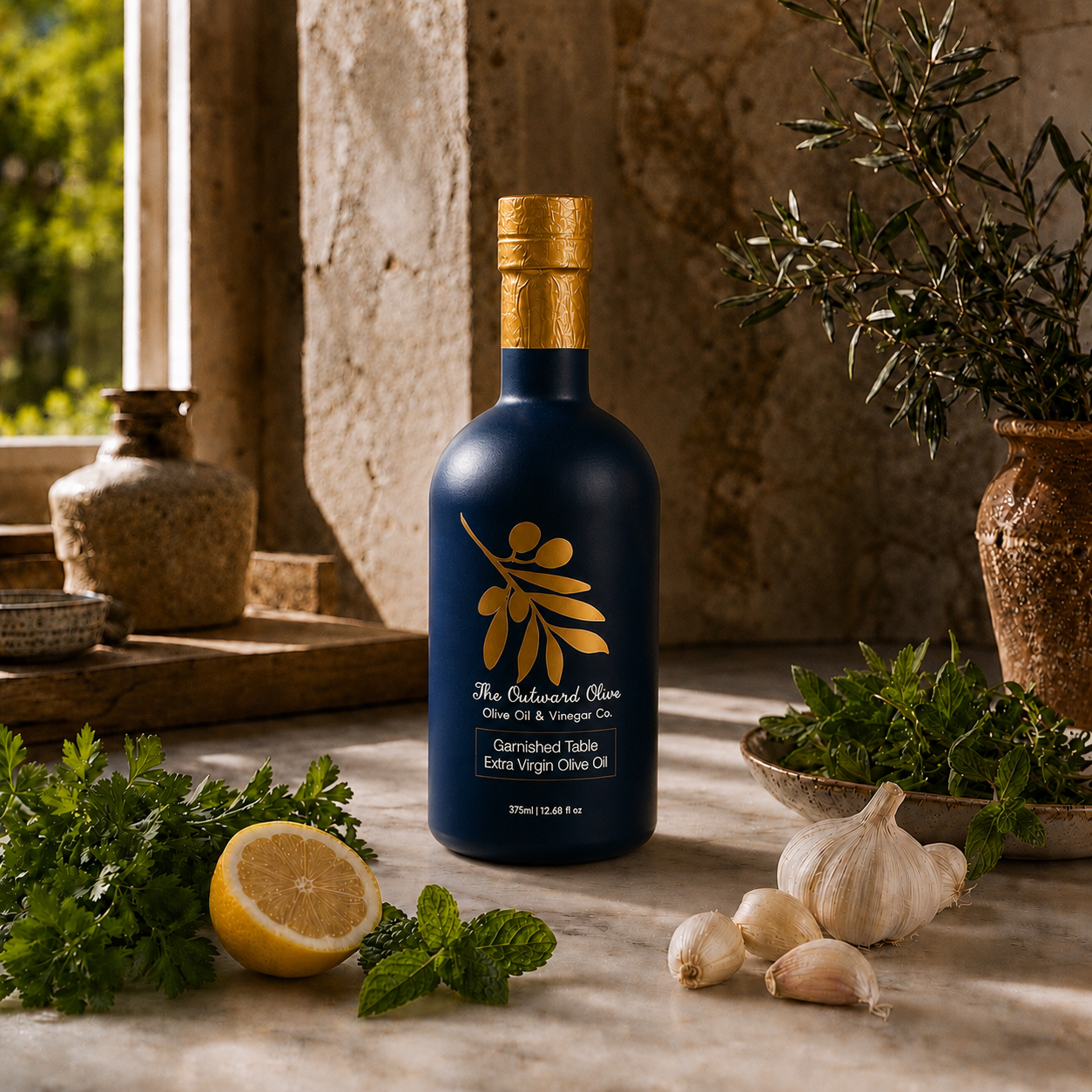 Garnished Table Extra Virgin Olive Oil