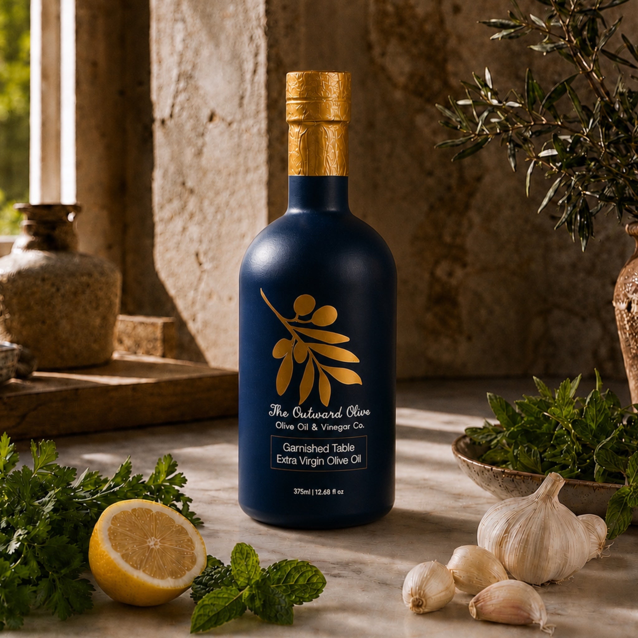 Garnished Table Extra Virgin Olive Oil