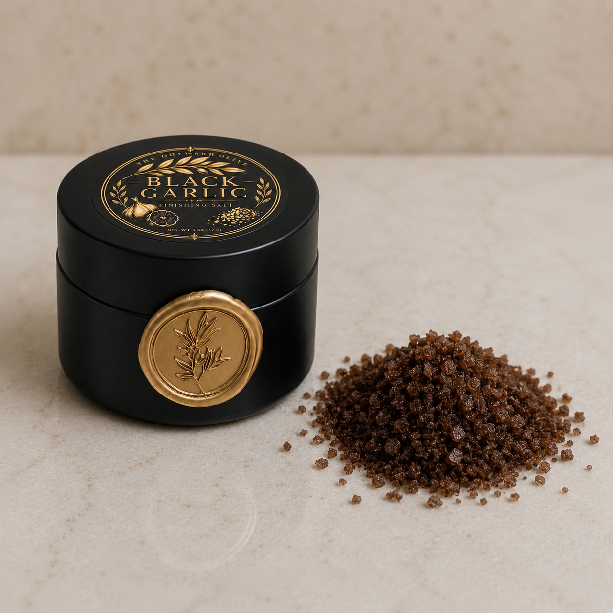 Black Garlic Finishing Salt