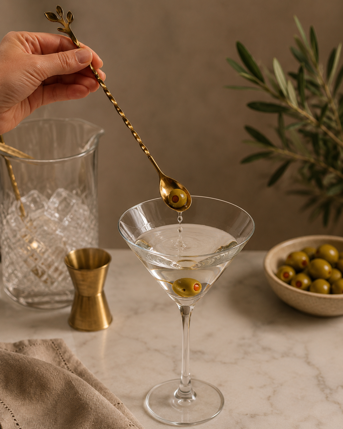 The Olive Leaf Stir Spoon
