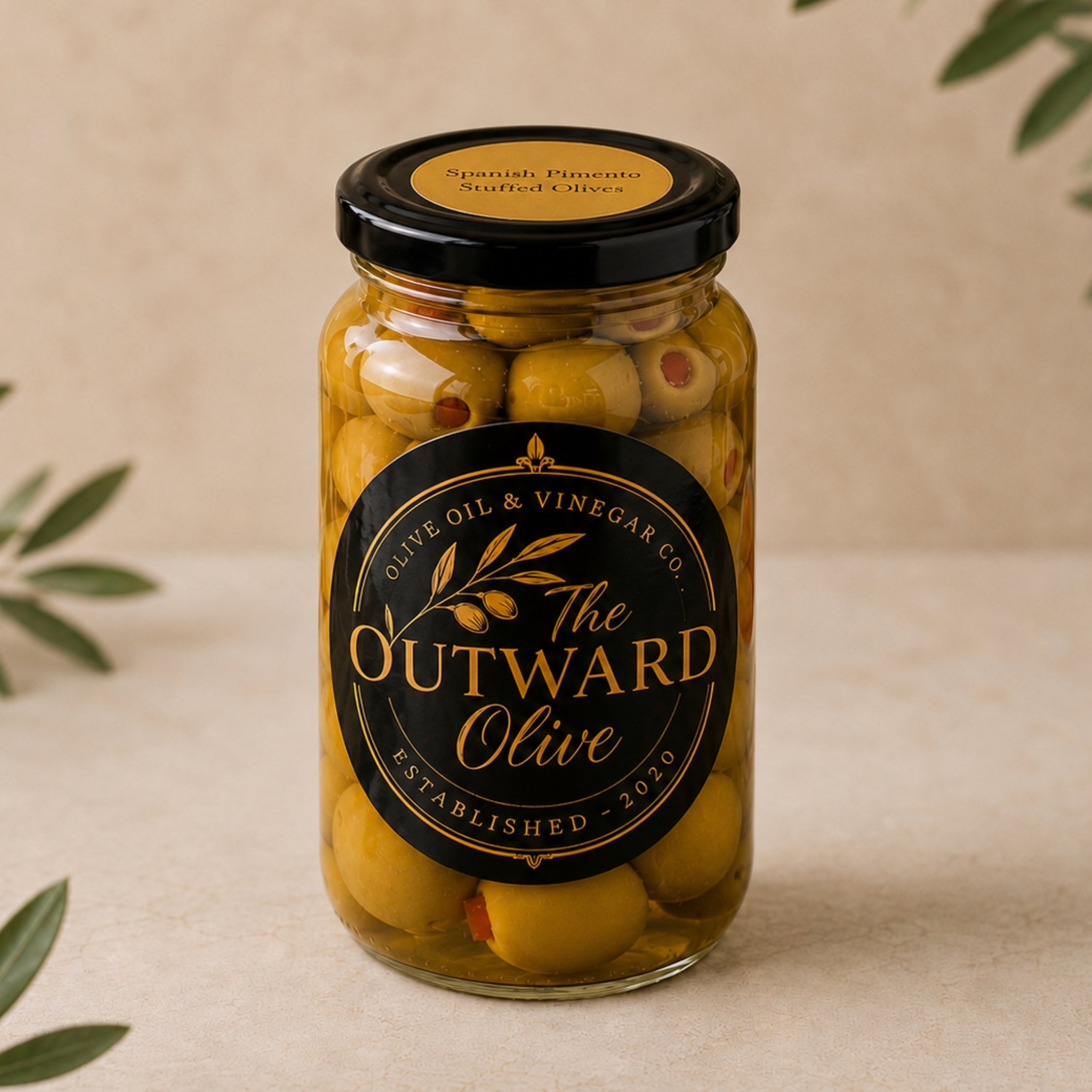 Spanish Pimiento Stuffed Olives
