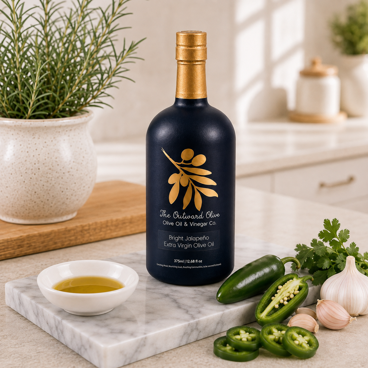 Bright Jalapeño Extra Virgin Olive Oil