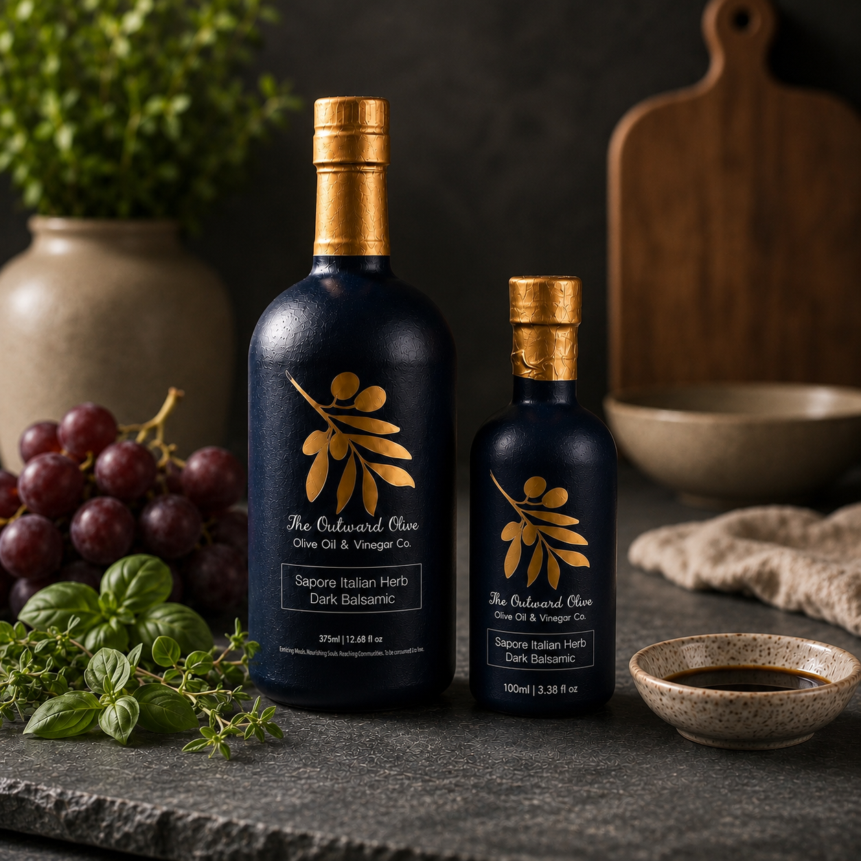 Sapore Italian Herb Dark Balsamic