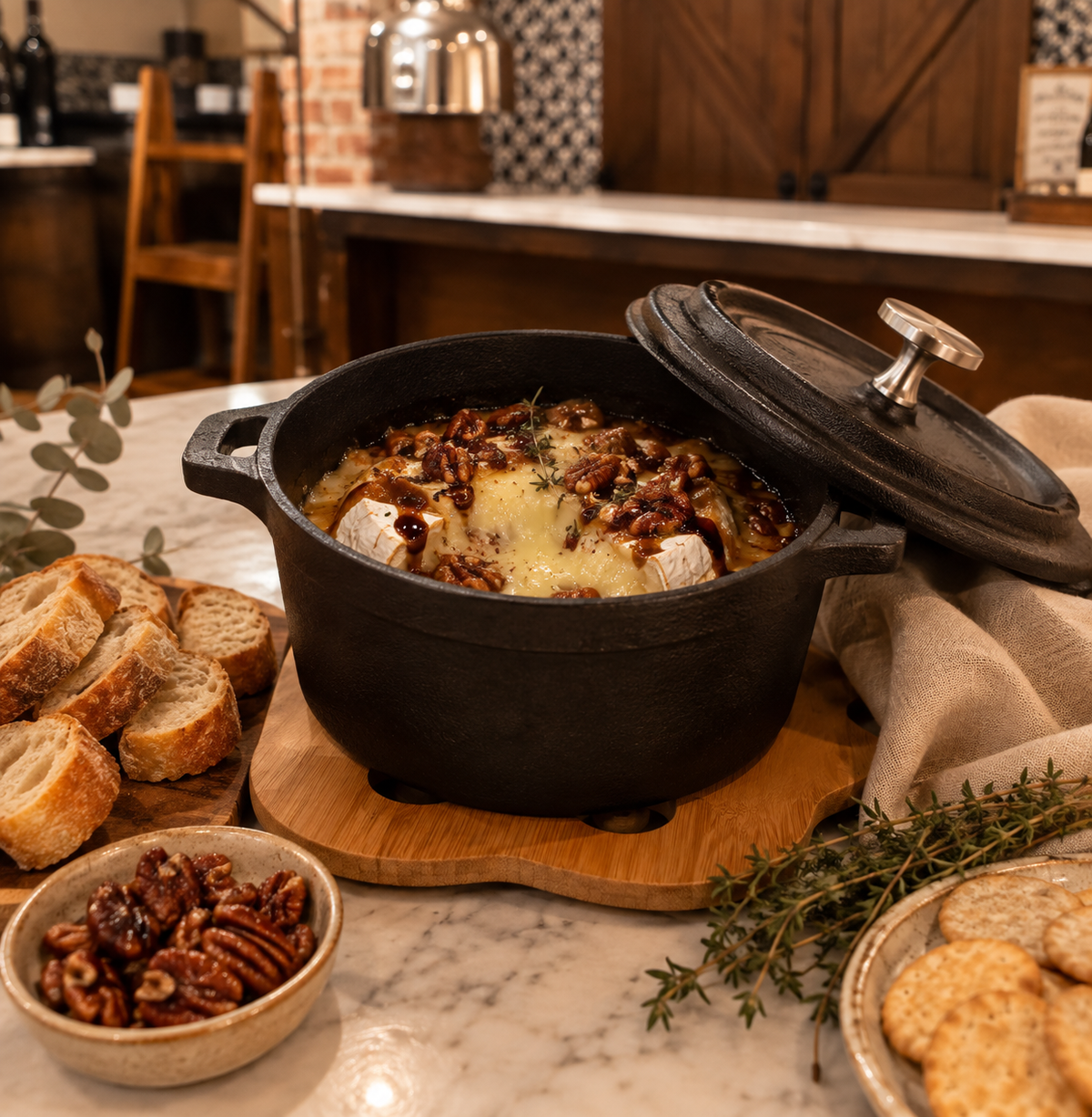 Cast Iron Pumpkin & Maple Brie Workshop: Eat, Drink, and Be Cozy