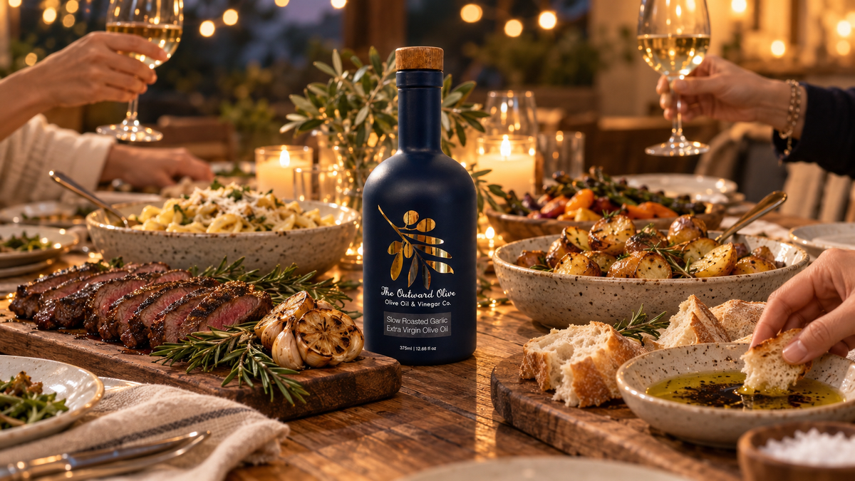 Slow Roasted Garlic Extra Virgin Olive Oil