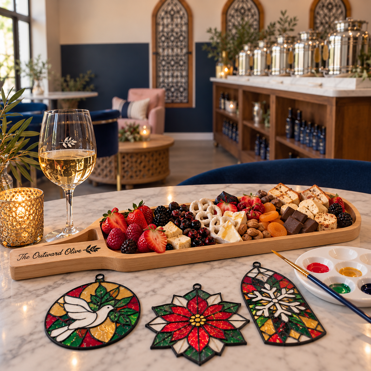 The Art of Giving: Ornament Workshop & Sweet Pairings with Outside the Lines