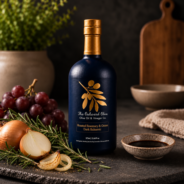 Roasted Rosemary & Onion Dark Balsamic, 375ml bottle