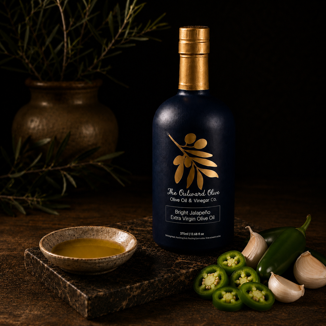 Bright Jalapeño Extra Virgin Olive Oil