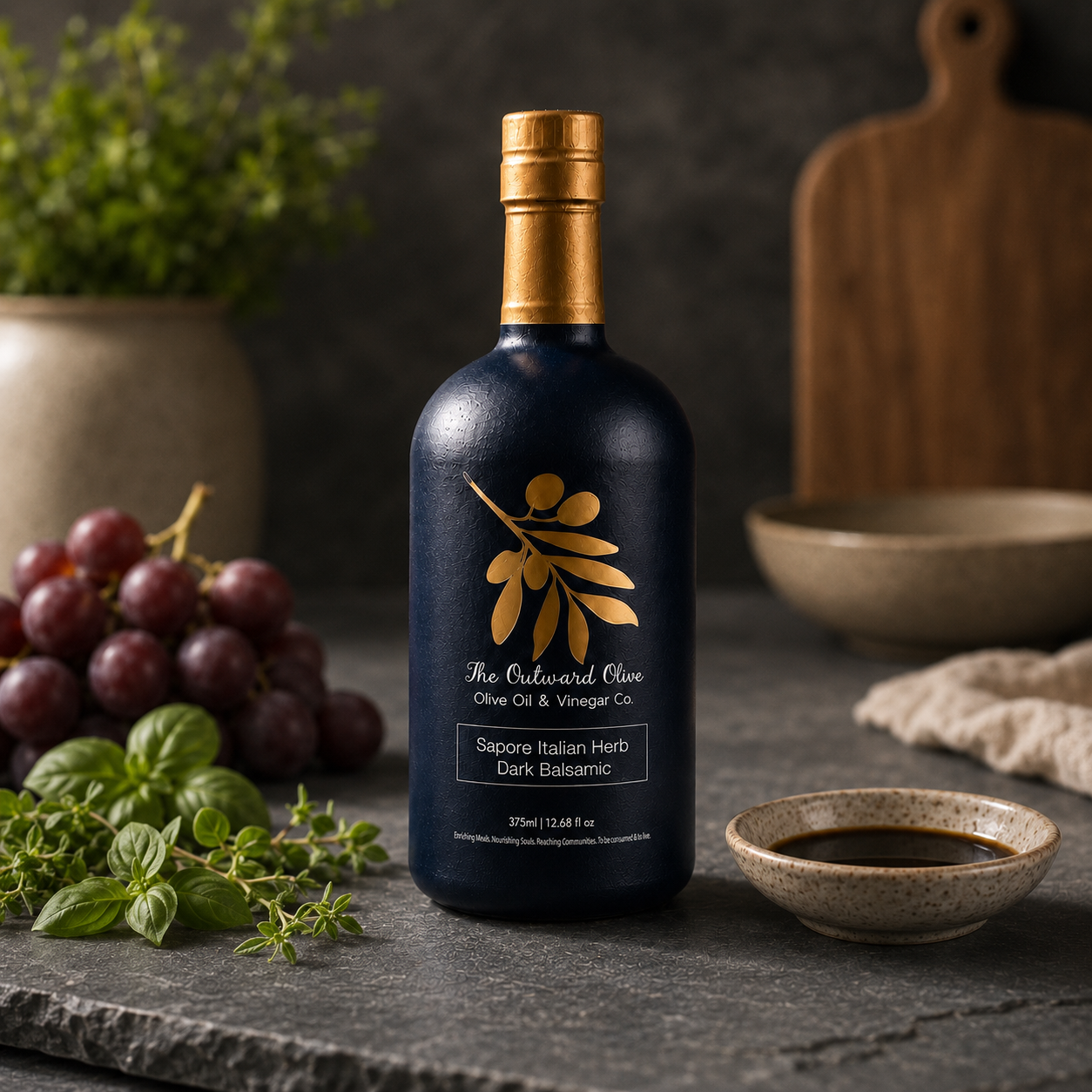 Sapore Italian Herb Dark Balsamic