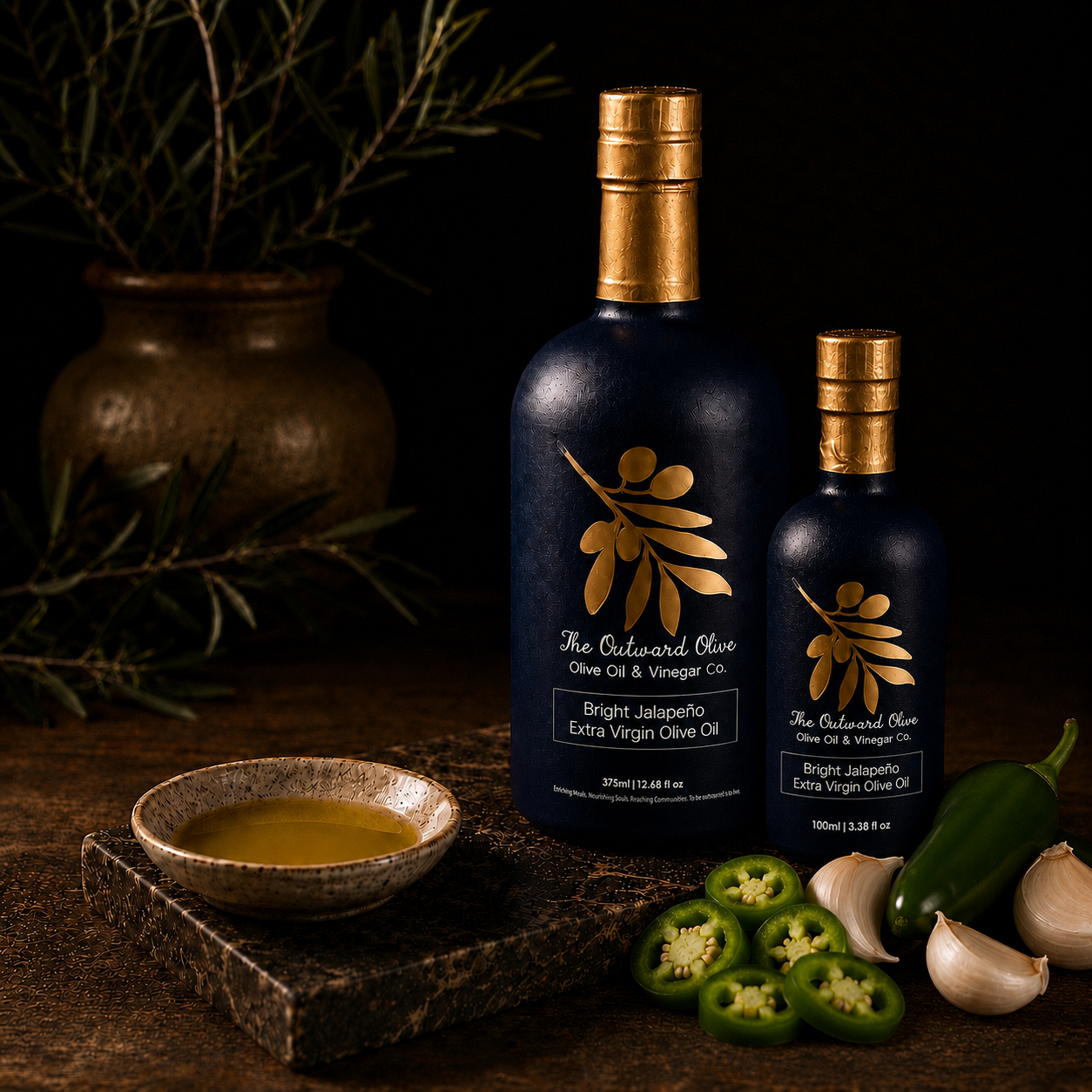 Bright Jalapeño Extra Virgin Olive Oil