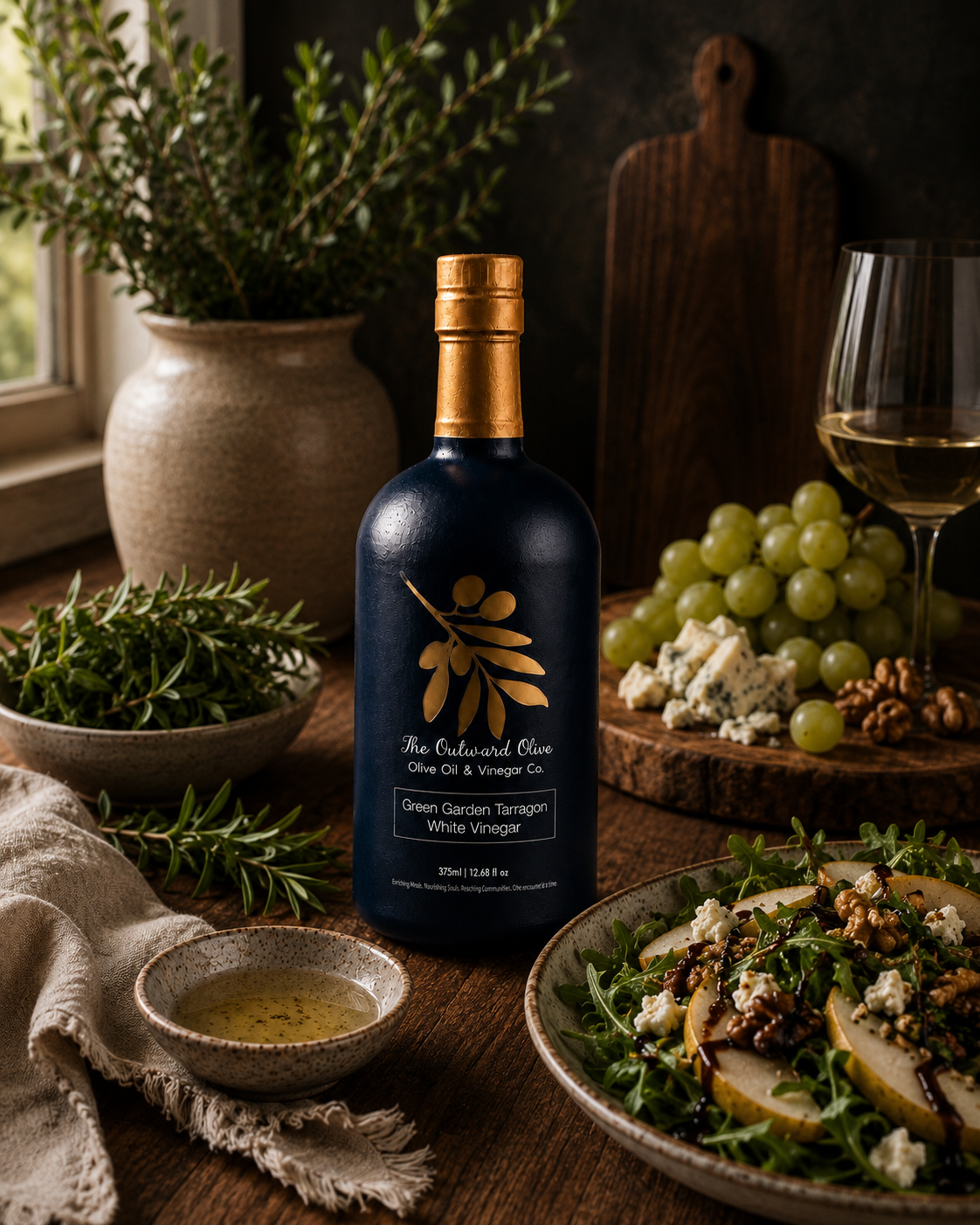 Green Garden Tarragon White Vinegar