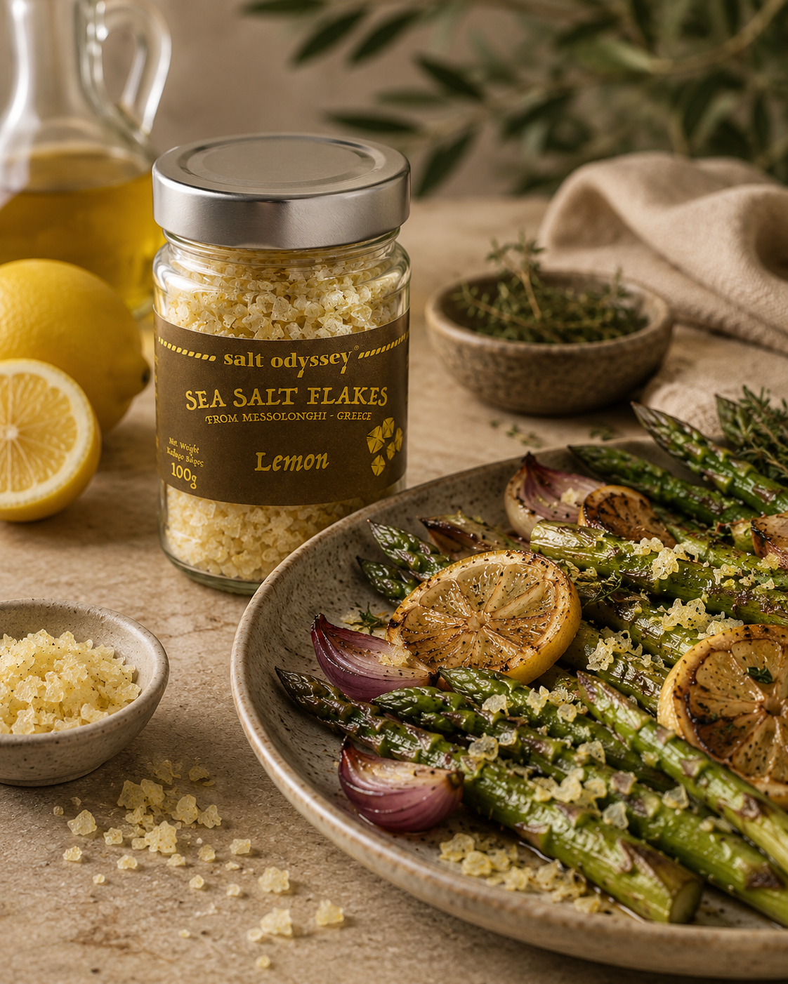 Salt Odyssey Sea Salt Flakes — Lemon