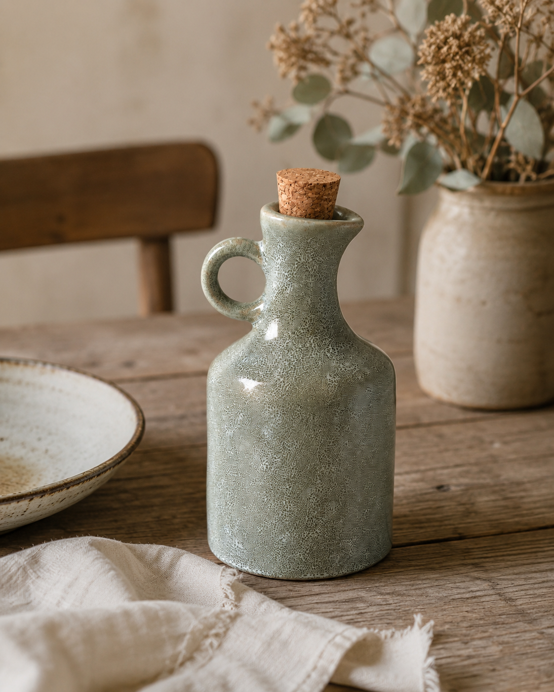 The Heritage Cruet — Ceramic Oil Bottle