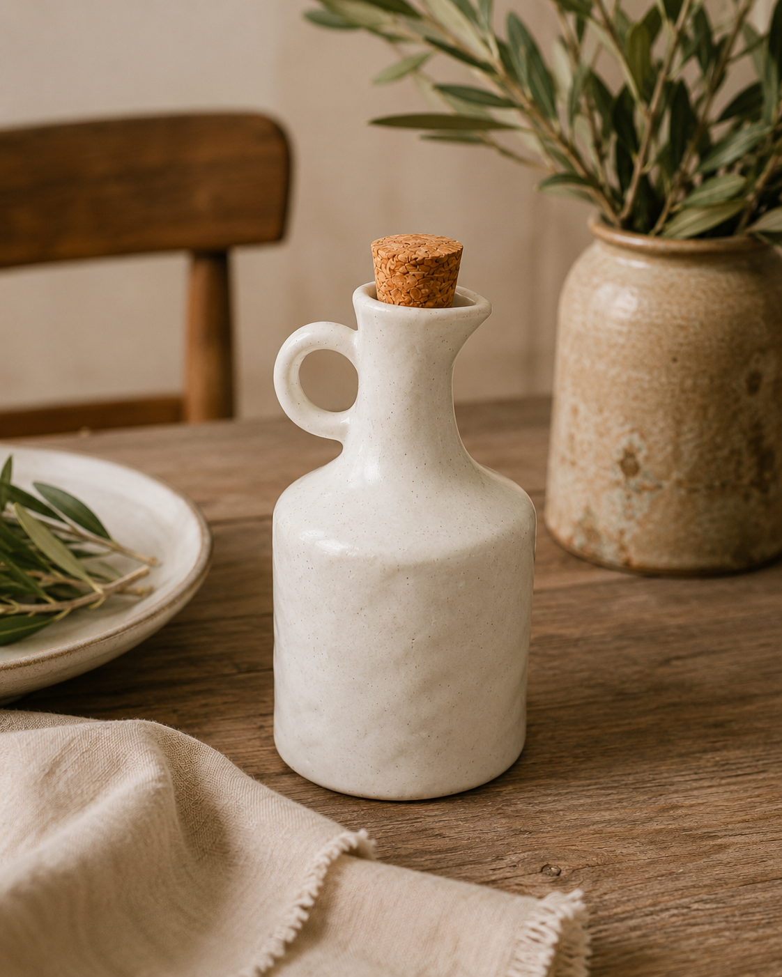 The Heritage Cruet — Ceramic Oil Bottle