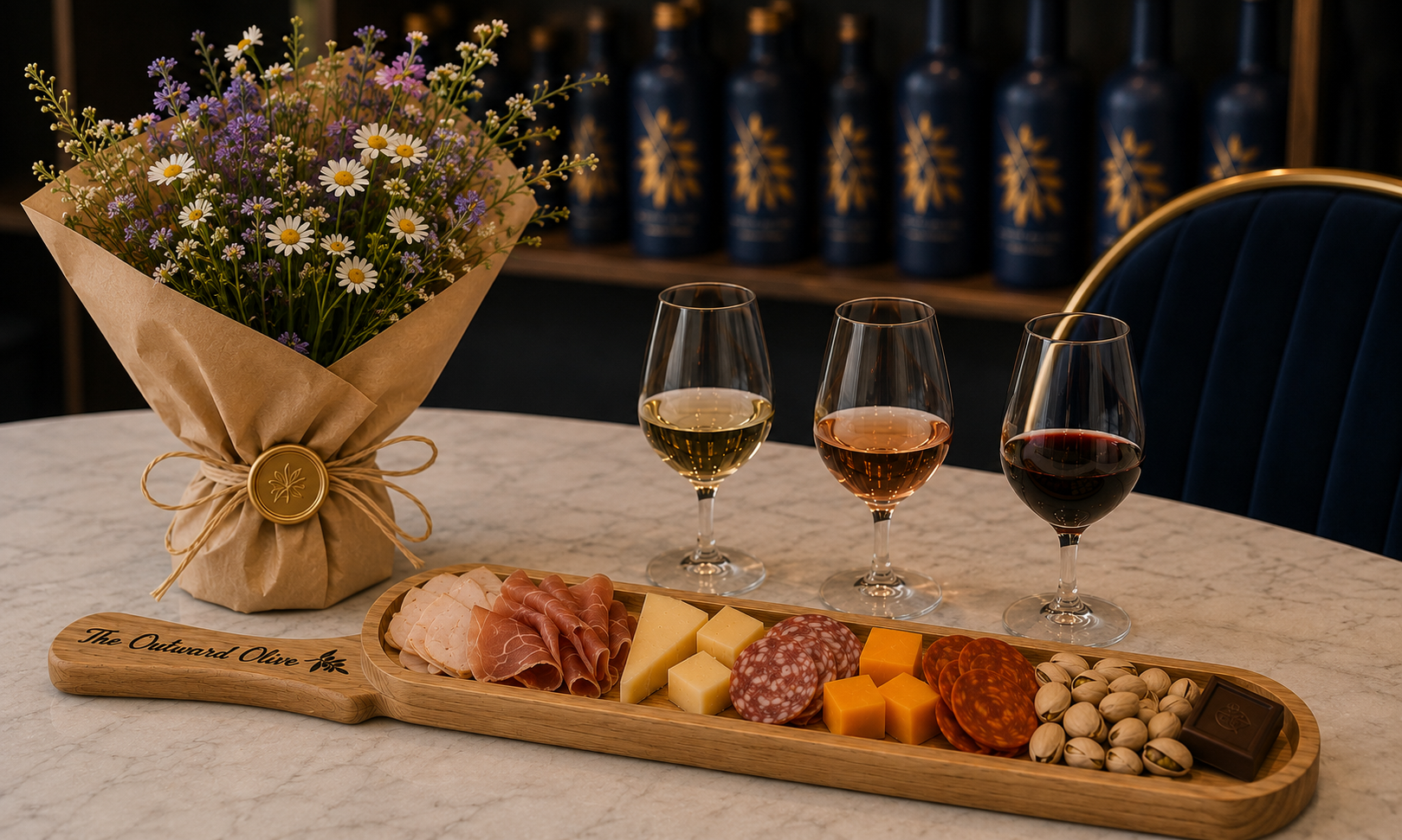 Girls Evening Out: Wine, Cheese, & Wildflowers