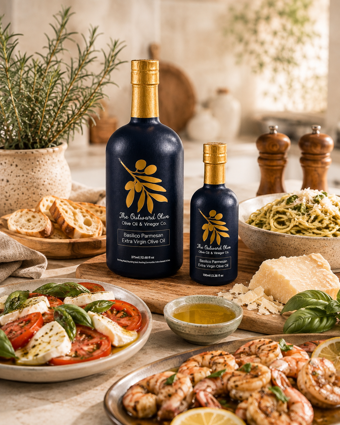 Basilico Parmesan Extra Virgin Olive Oil