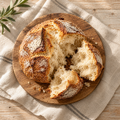 Crusty bread
